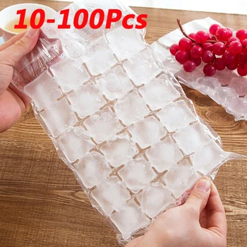 10-100buc de Unică folosință de Gheață de-a Face Saci de Congelare Maker, Ice Cube Sac de Auto-Etanșare Gheață Pentru Vara DIY Potabilă Tavă Cub de Gheata Mucegai
