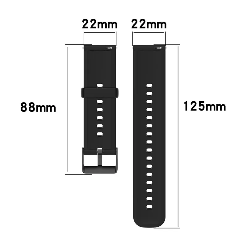 20mm 22mm Banda de Silicon pentru Galaxy Watch 46mm 42mm Sport Curea pentru Samsung Gear S3 S4 Active 2/Garmin venu/Garmin GTX venu 4