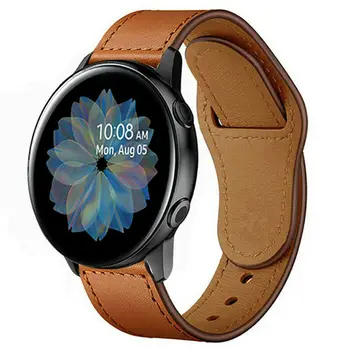 20mm 22mm bandă de Piele Pentru Samsung Galaxy watch Active 2 44mm curea Huawei GT/2/Pro Galaxy watch 4/Classic 45/40mm/46mm brățară