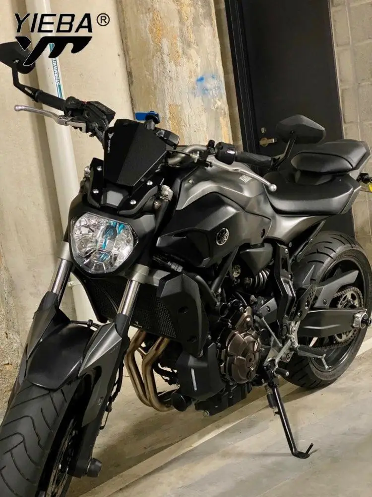 MT 07 Motocicleta Motocicleta de Aluminiu Accesorii Parbriz Parbriz Pentru Yamaha MT07 MT-07 FZ07 2013 2014 2015 2016 2017  3