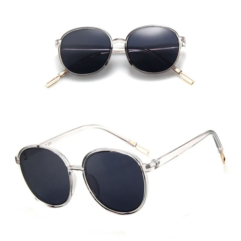 Moda ochelari de Soare Roz Cadru Rotund UV400 Lentile Oglindă Ochelari Retro Unisex Vintage Ochelari de Gafas pentru Barbati Femei 5