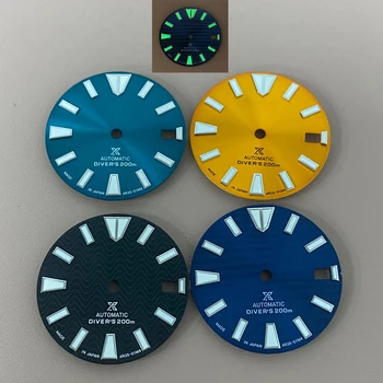 28.5 mm Cadran de Ceas Modificat de Înlocuire Cadran Verde Luminos Accesorii Ceas pentru NH35/NH36/4R36 Mișcarea DIY Piese de schimb