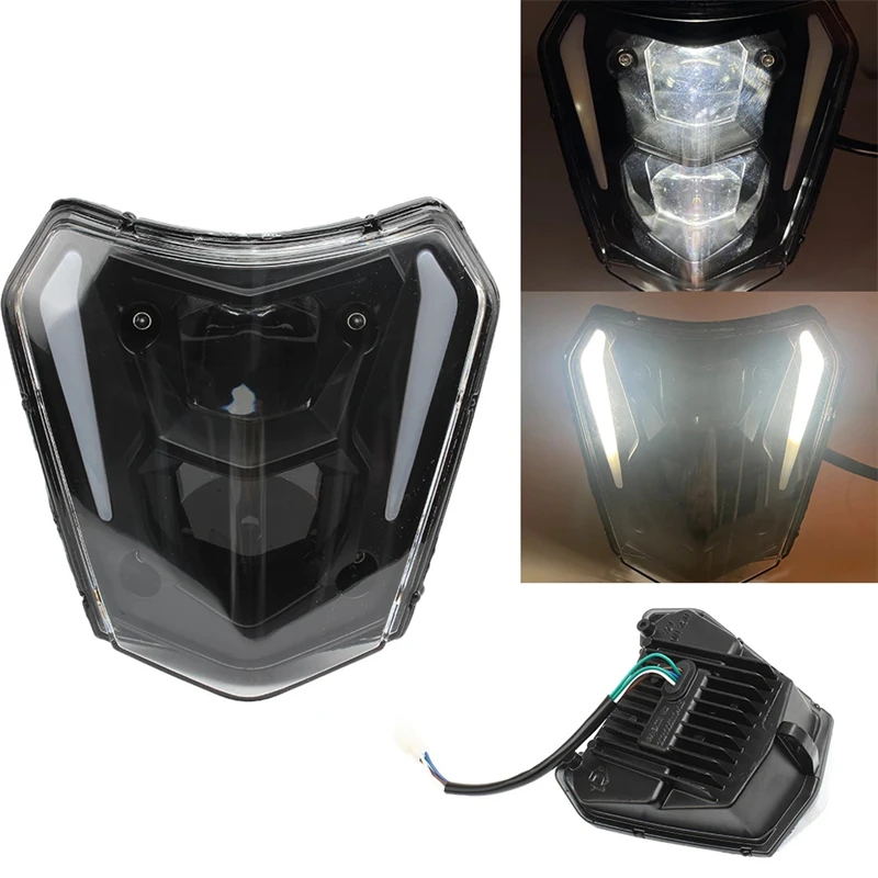 Motocicleta Faruri LED Faruri Cap Lumina Lampa Fitilul Pentru KTM EXC SX SXF SXS XC XCF XCW XCFW 125 150 250 350 450 530 690