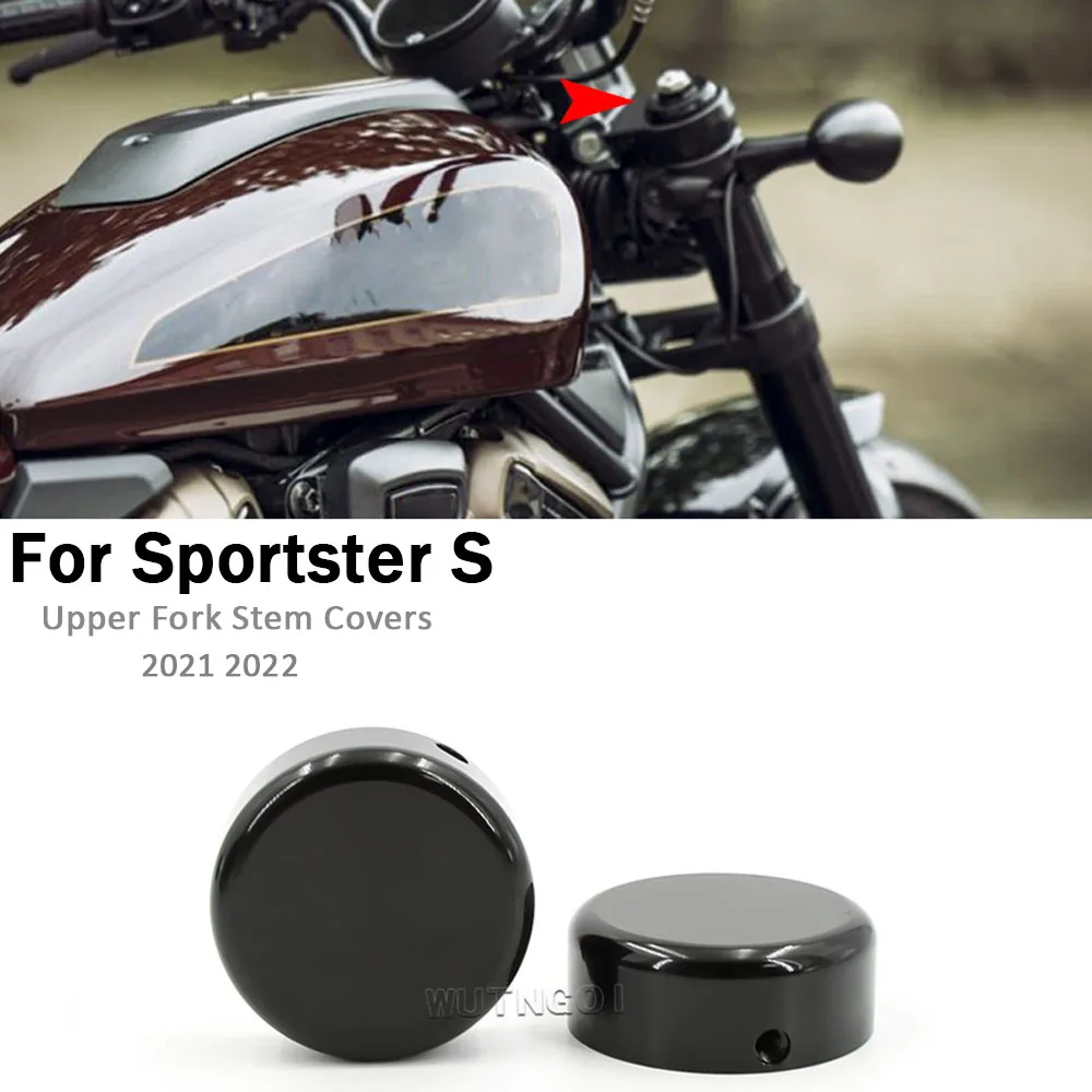Pentru Sportster S 1250 Accesorii Motocicleta Noua Superior Furca Stem Acoperă Negru Pentru Sportsters1250 RH 1250 RH1250 S 2021 2022
