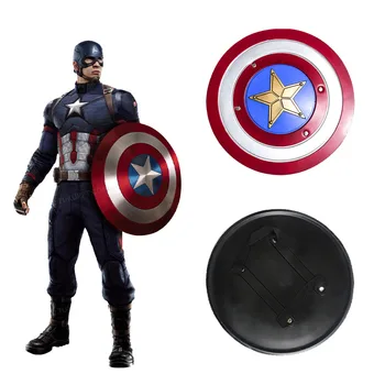 Captain America Cosplay Scut Marvel super-Erou Avenger-Căpitanul America Steve Rogers PU Scut Cosplay Propunerii de Halloween pentru Adulti