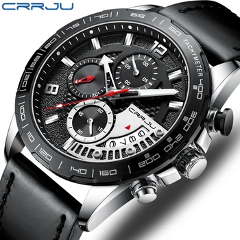 Ceasuri pentru Barbati Warterproof Sport Mens Watch de Brand de Top CRRJU Ceas de Lux de sex Masculin de Afaceri Cuarț Ceas de mână Relogio Masculino 0