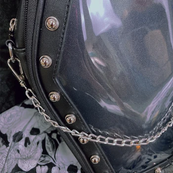 Gotic Lanț de Metal Skull Accesorii Decoratiuni Metalice Întuneric DIY Sac Lanț Agățat de Lanț pentru Ita Sac