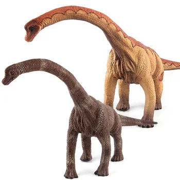 Mare Dinozaur Jurassic Simulare Jucărie Brachiosaurus PVC Moale Figuri Pictate manual, Model Animal de Colectare de Jucării pentru Copiii Cadou