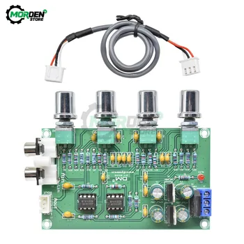 NE5532 Stereo Pre-amp Preamplificator de Sunet Placa Audio pe 2 Canale AC 12 Modul de Amplificator 2 CANALE de Control a Circuitului de Telefon Preamp