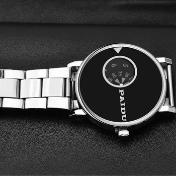 Paidu Lux Ceas de Argint pentru Femei Ceasuri de Moda placă Turnantă Ceasuri Doamnelor Ceas Cuarț Ceas Oră relogio feminino reloj mujer 3