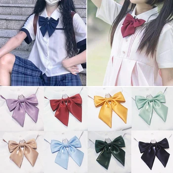 Stil japonez Uniformă JK Papion Colorat Femei Camasi Papion Școală Petrecere de Nunta Bowknot Fluture Nod Costume Accesorii