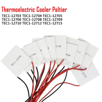 TEC1-12703 Termoelectrice Cooler Peltier TEC1-12705 TEC1-12708 TEC1-12715 12V Elemente Peltier Modulul 40*40MM 12706 12710 12704