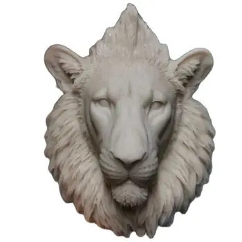 1/6 Nevopsite Cap de Leu Sculpta Cap de Animal Sculptură Model se Potrivesc 12 inch Figura de Acțiune Muscular Corpul pentru Fanii Pictura DIY