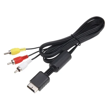 1,8 m 6ft Audio-Video AV, Cablu 3 RCA Cablu pentru Sony Playstation PS2 PS3 Consola Gamepad Cablurile de la Monitor HDTV 0
