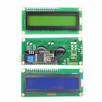 1 BUC LCD1602A Ecran LCD Module 16x2 Caractere LCD Display LCD 1602 Albastru Verde PCF8574T PCF8574 IIC Interfata I2C pentru Arduino 5V