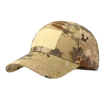 1 BUC Tactice Capac Camuflaj Pălărie curea Ajustabilă Simplitate stripe Hat Sport în aer liber Palarie de Soare Armata Woodland Camo Tactice Capac