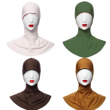 1 PC Free Style Moda Islamic Turban Cap Purta Pălărie Underscarf Hijab Complet Capacul Interior Bumbac Musulman Hijab Hijab Capac GLUGĂ