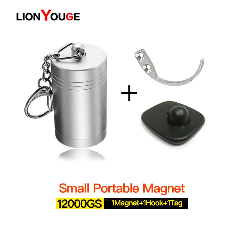Portabil magnet detacher cheie Magnetic portabil Glonț EAS Tag Detacher pentru Securitate Tag Cârlig Mini tag remover.