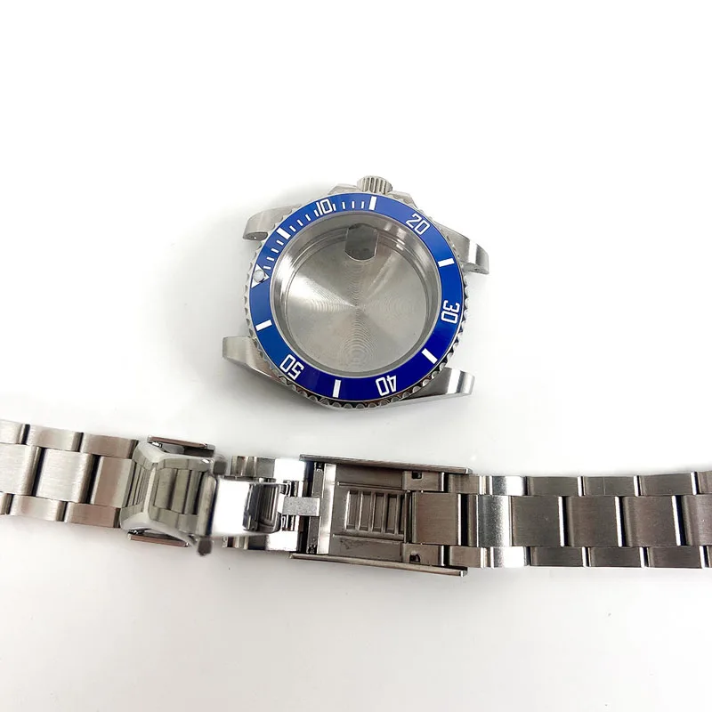 Accesorii ceas 40mm din Oțel Inoxidabil Coajă de Sticlă de Safir Set pentru Bărbați Ceas Mecanic 8215 2813 4