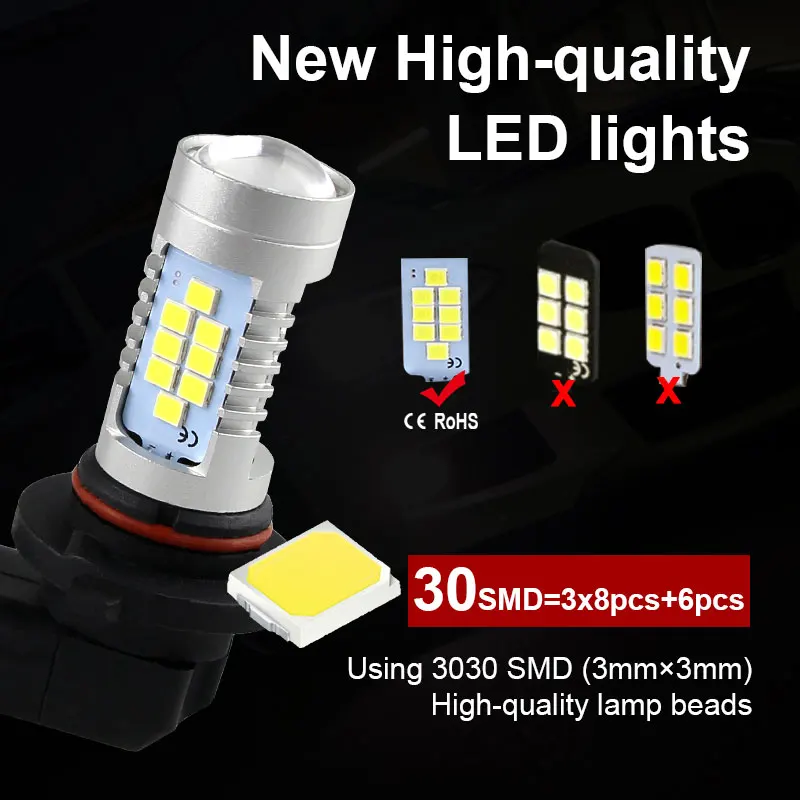 2 buc LED Lumina de Ceață Blub 9006 HB4 Lampa Canbus Pentru Lexus GS300 GS430 GS350 GS460 RX300 RX330 RX350 LS430 LS460 ES330 ES350 IS250 1