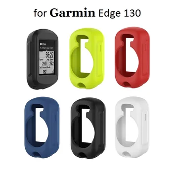 10BUC Caz de Protecție pentru Garmin Edge 130 de Calculator pentru Biciclete Ciclism Capac de Silicon Anti-Zero Cauciuc Coajă de Marginea 130 Plus