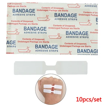 10buc/Cutie rezistent la apa Ajutor Trupa Fluture Adeziv pentru Închiderea rănilor Trupa Ajutor Trusă de Urgență Bandaje Adezive