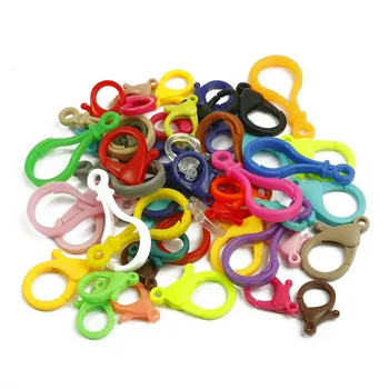 10buc/lot Multi-culori Mixte Snap din Plastic Extensibil Cârlige de Bijuterii DIY Face Constatări pentru Breloc Jucarii Accesorii Genti