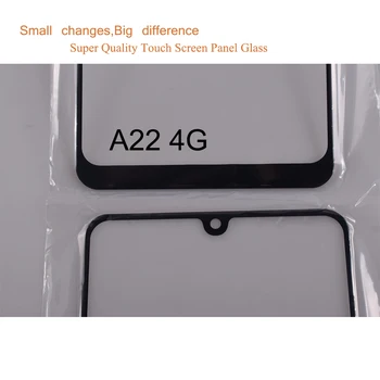 10buc/Lot Pentru Samsung Galaxy A22 4G A225 Ecran Tactil Frontal Exterior Panou de Sticlă LCD Lentile A22 5G A226 de Sticlă Cu Adeziv OCA 2