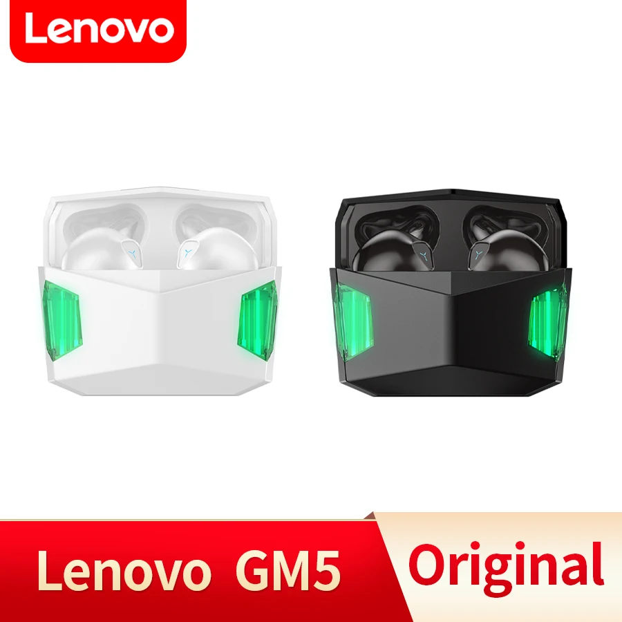 Lenovo GM5 Cască Bluetooth Wireless 5.0 TWS Căștile de Gaming Headset Sport rezistent la apa HIFI de Reducere a Zgomotului Căști cu Microfon