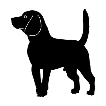 12.7*12.2 CM Câine Beagle de Vinil Decal Autocolant Auto de Moda Minunat Decorative de Motociclete Accesorii Auto C6-0248