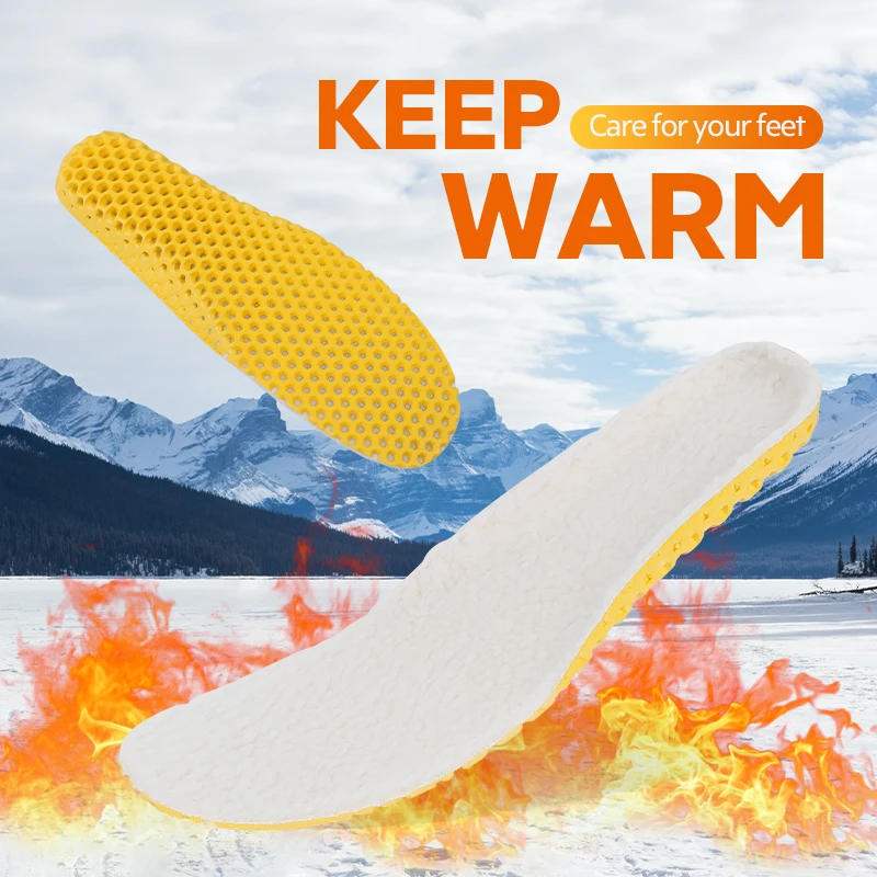 BANGNI Ține de Cald Tălpi interioare Încălzite Cașmir Termică se Ingroase Moale Respirabil Iarna Pantofi Sport Introduce Pentru Femeie Cizme Pad Unic