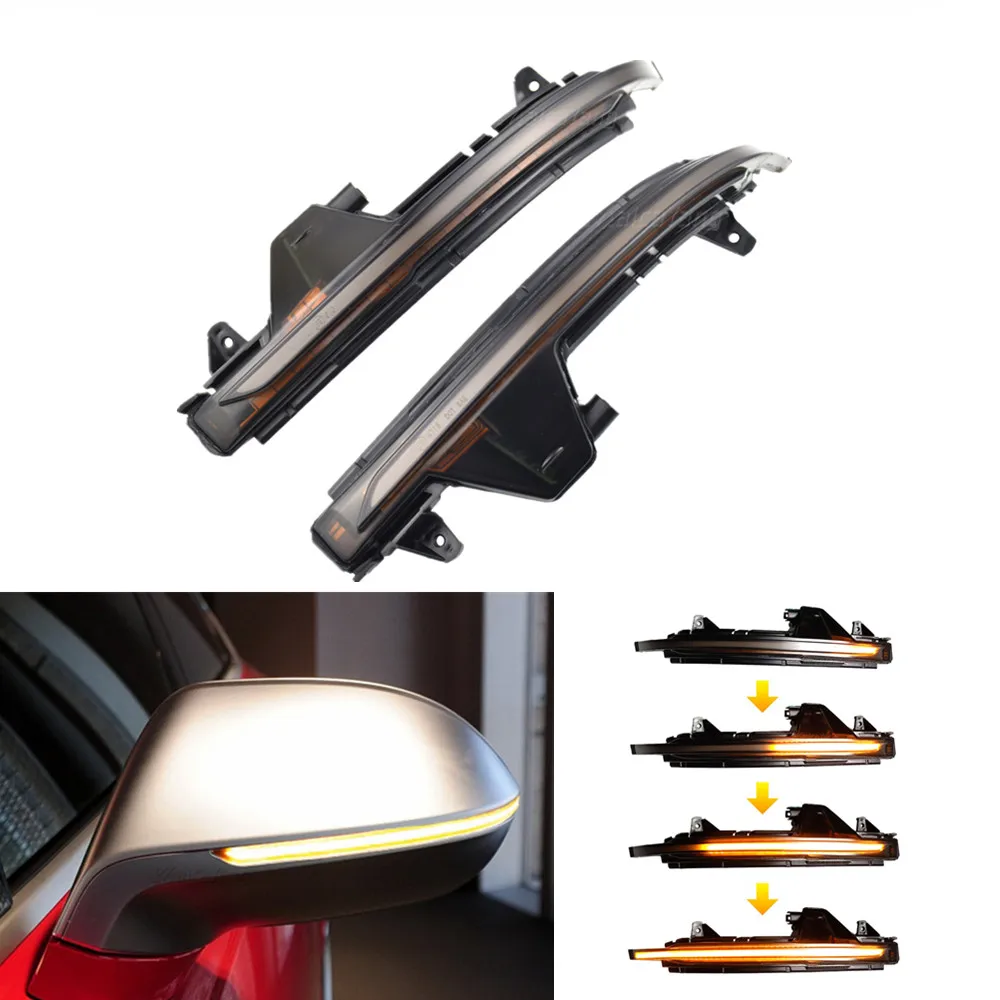 Dinamică LED Lumina de Semnalizare Flasher Secvențială Oglindă Laterală Indicator de Semnalizare Pentru Audi A7 S7 RS7 2011 2013 2014 2015 2016 2017 2