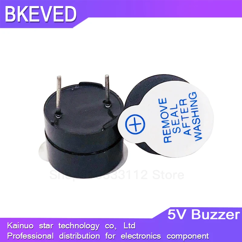10buc Activă Alarmă Buzzer 5V 12*9.5 mm Sounder difuzor Buzzer