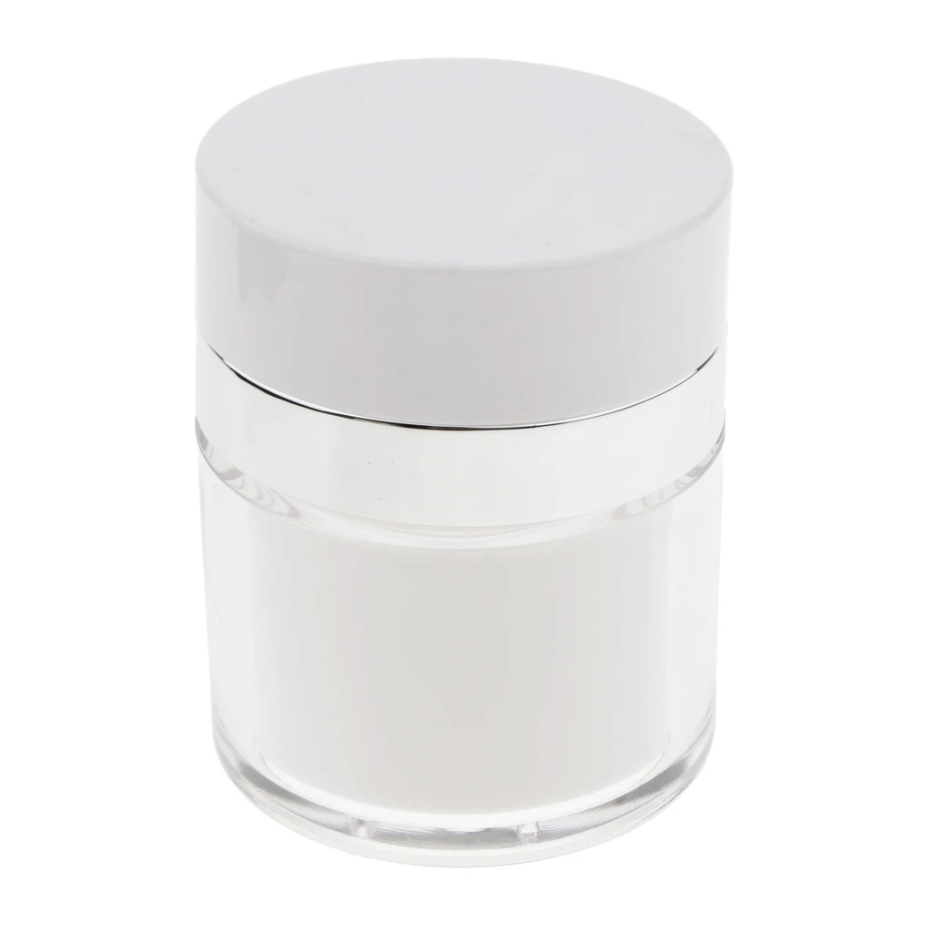Gol Airless Container Cosmetice Crema de Fata Lotiune de ingrijire a Pielii Borcan Oală Cazul Cosmetice flacoane de Reumplere 50g 2