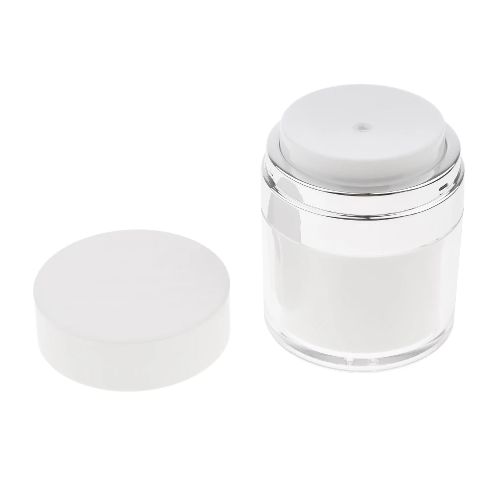 Gol Airless Container Cosmetice Crema de Fata Lotiune de ingrijire a Pielii Borcan Oală Cazul Cosmetice flacoane de Reumplere 50g 3