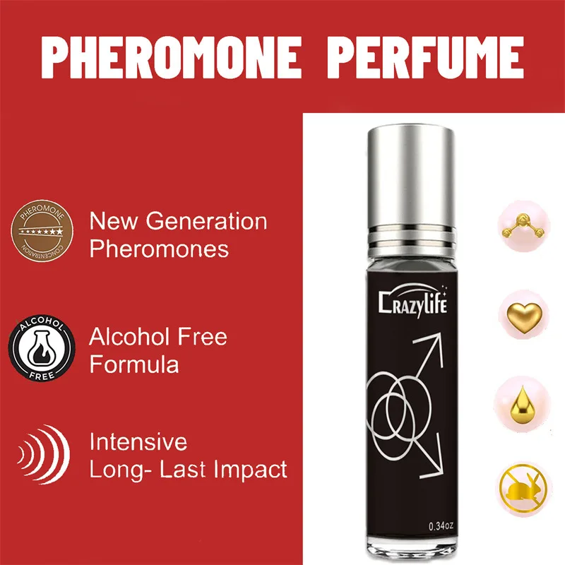 Pentru adulți Parfum cu Feromoni pentru Femei Barbati Tentația de Flirt Fermecător Atracție Solid Usoara Aroma de Lungă Durată, Datând de Parfum 10 ml 2
