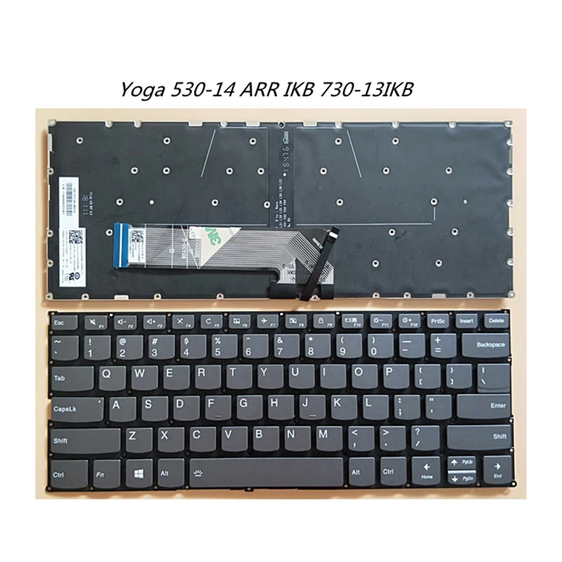 New English Keyboard Layout de Înlocuire Pentru Lenovo Yoga 530-14 ARR IKB 730-13IKB