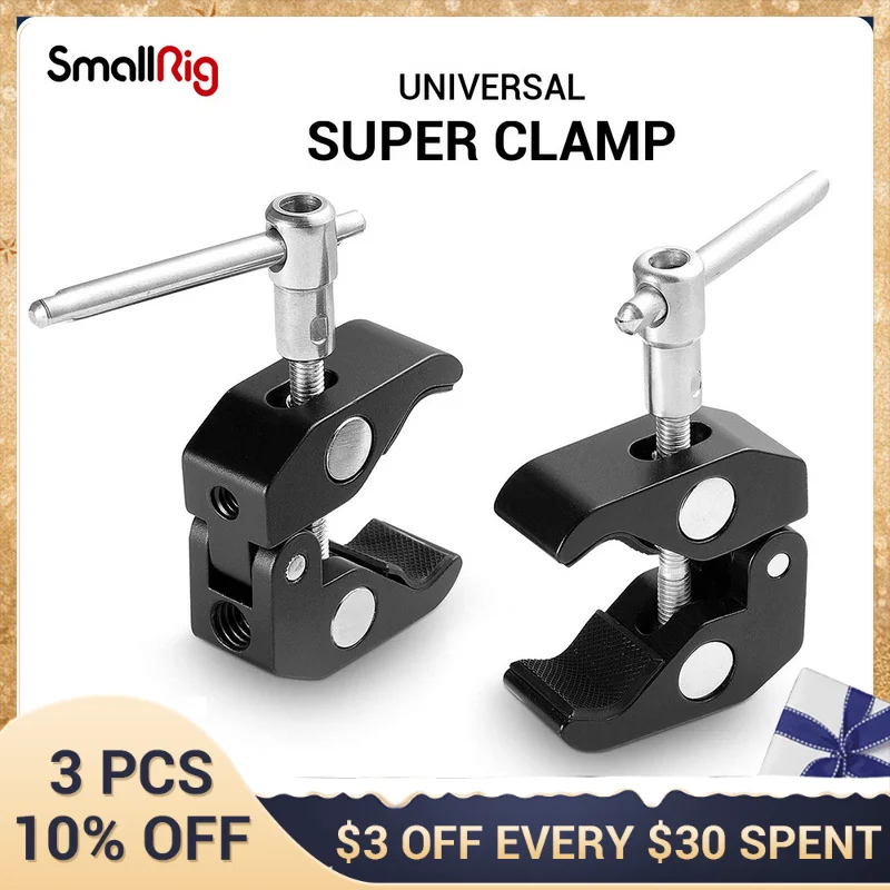 SmallRig Super Clamp 2 BUC Pack w/ 1/4