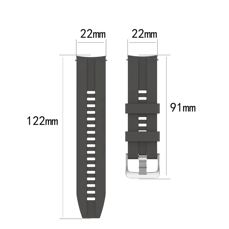 YUEDAER 22MM Silicon Watchband Pentru Huawei Watch GT 2 Trupa TPU Curea Pentru Huawei Wacth GT GT2 46mm Ceas Sport Accesorii 2