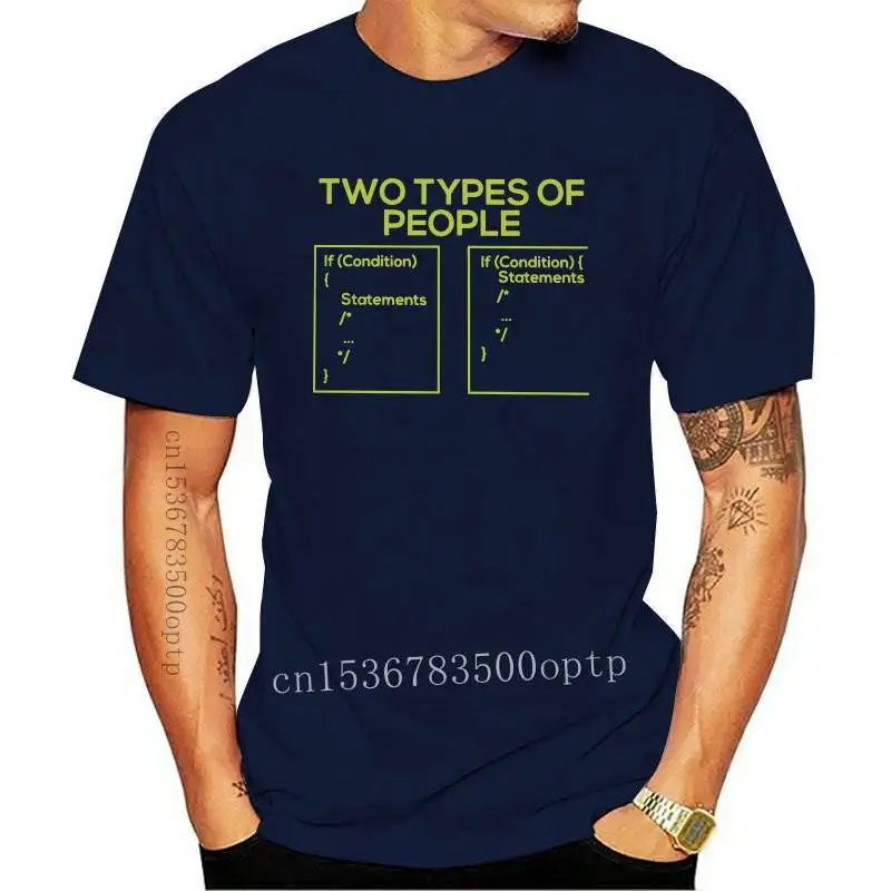 Programare Tipuri De Oameni T-Shirt pentru Bărbați Amuzant Computer Nerd Geek Programator Programator Cod Vintage Tee Cămașă Idee de Cadou de Îmbrăcăminte