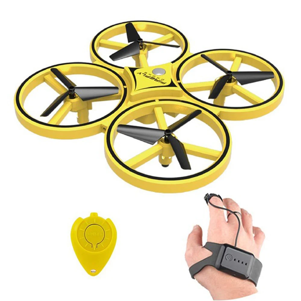 RC MODEL ZF04 RC Drone Mini Inducție Infraroșu de Control de Mână Drone Altitudinii 2 Controlere Quadcopter pentru Copii Jucarie Cadou