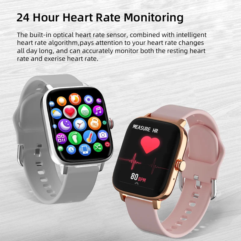 Piața Suna Ceasul Inteligent Bărbați DIY Cadran Complet Tactil P8 Pro Rata de Inima Femei Ceas Bluetooth Sport Fitness Ceas Pentru Android iOS Nou 1