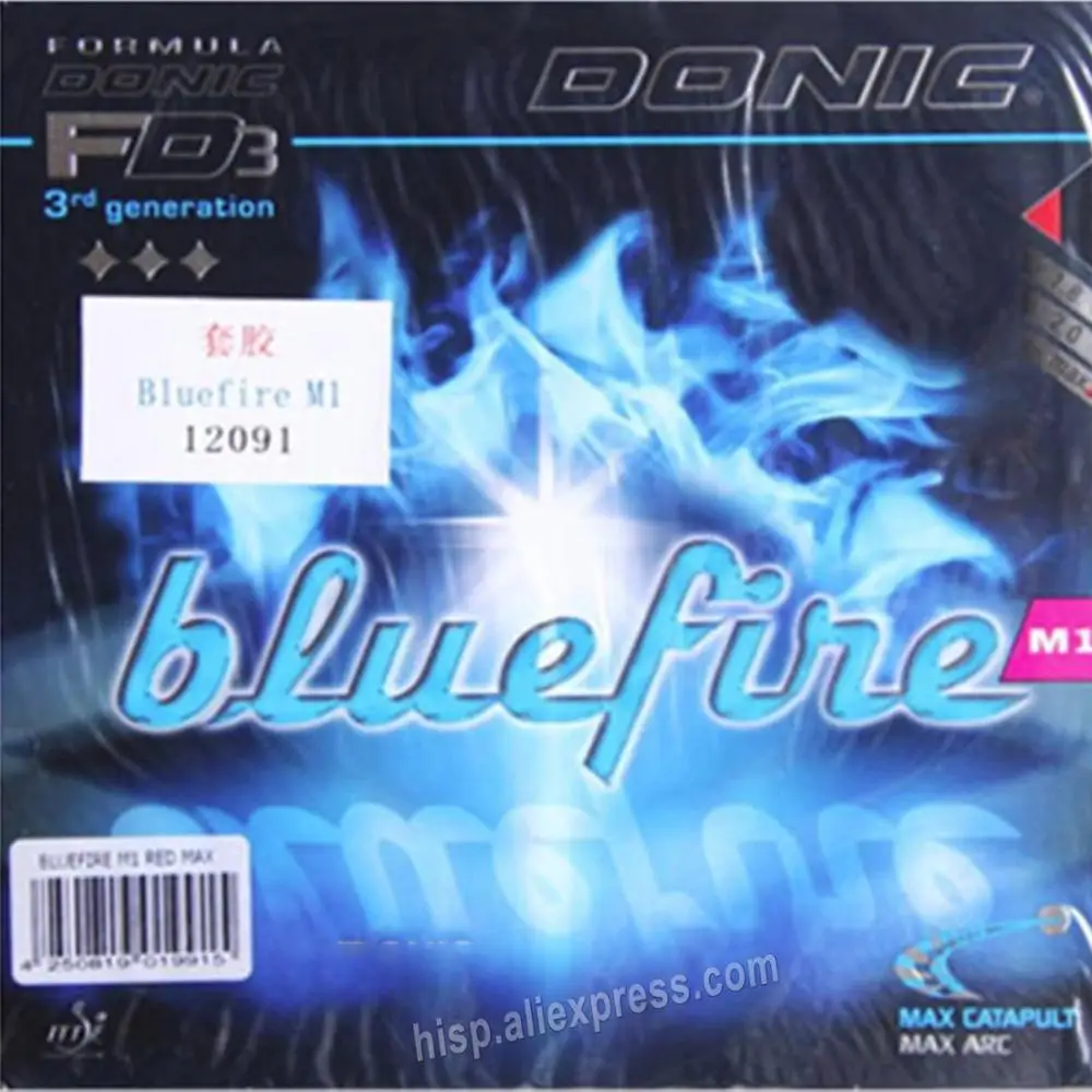 Original Donic bluefire m1 m2 m3 de tenis de masă de cauciuc masa de tenis rachete de tenis sporturi albastru flacără de foc albastru
