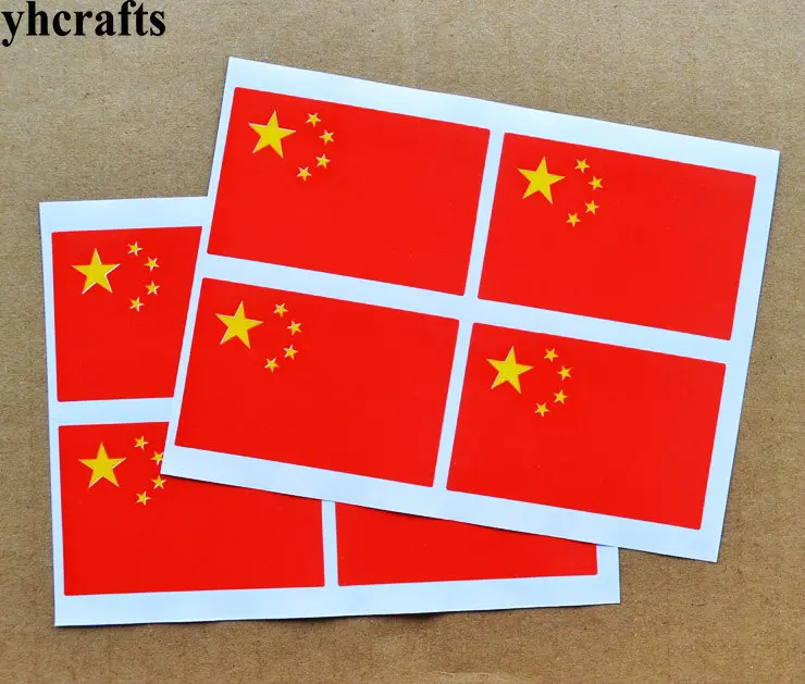 50~100BUC/LOT,Piața Chineză drapelul național autocolante Jucat Cinci steagul Roșu adezive autocolante ziua Națională Iubesc China flag onstock