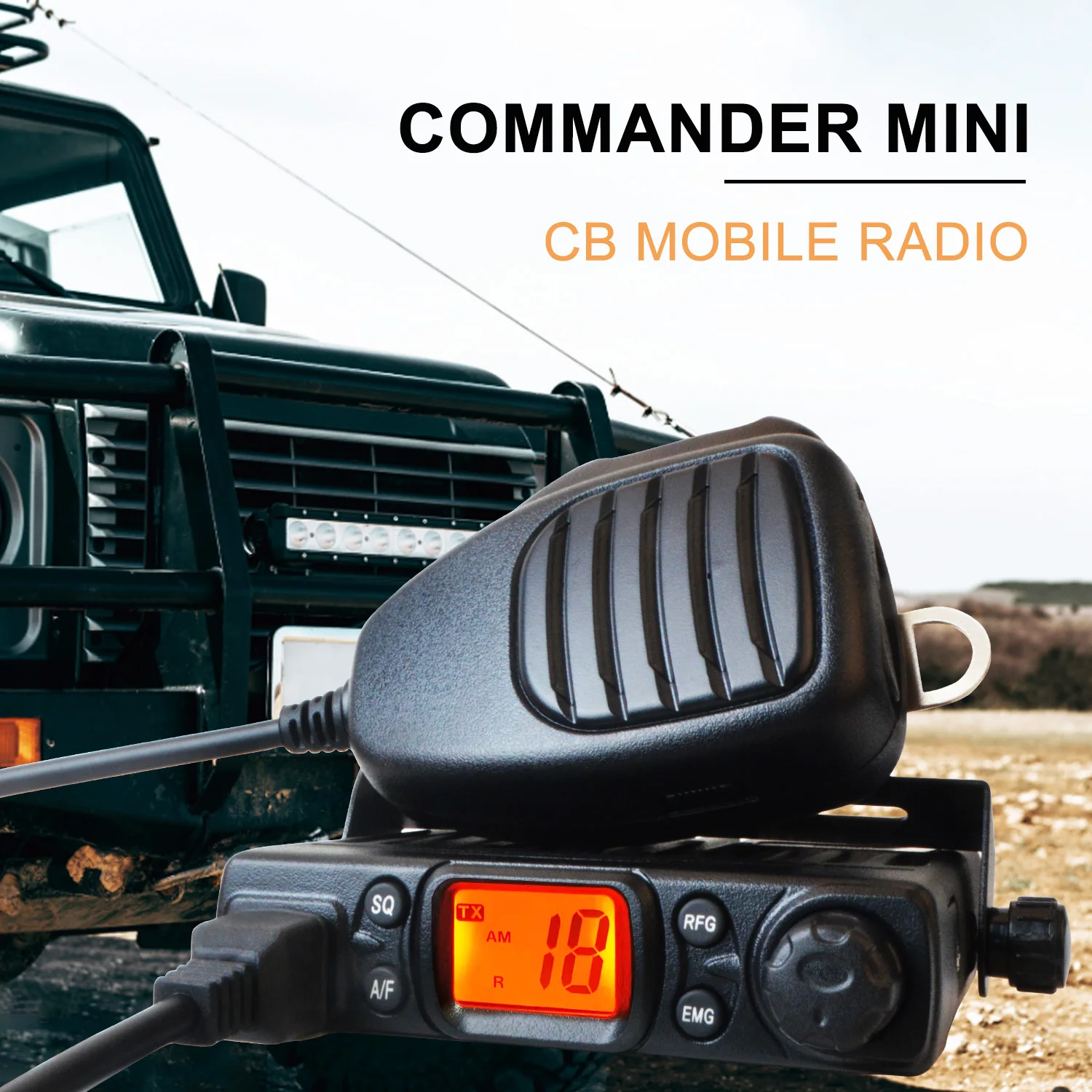 CB mobile radio Citizen Band 26.965-27.405 MHz FM/AM 4W 40CH walkie talkie Ham Radio de Emisie-recepție 5