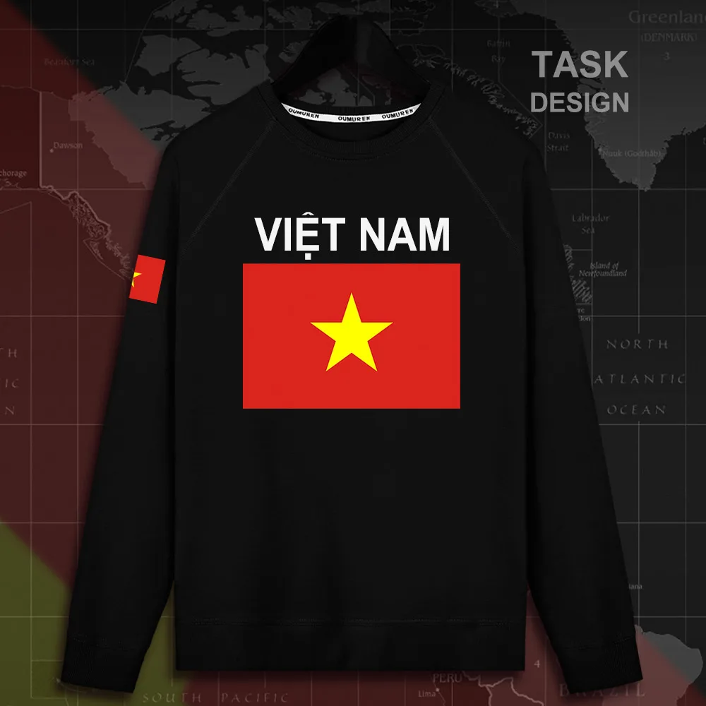 VietNam, Vietnameză Viet Nam VNM VN barbati pulovere hanorace barbati tricou streetwear haine hip hop trening națiune pavilion 02 3