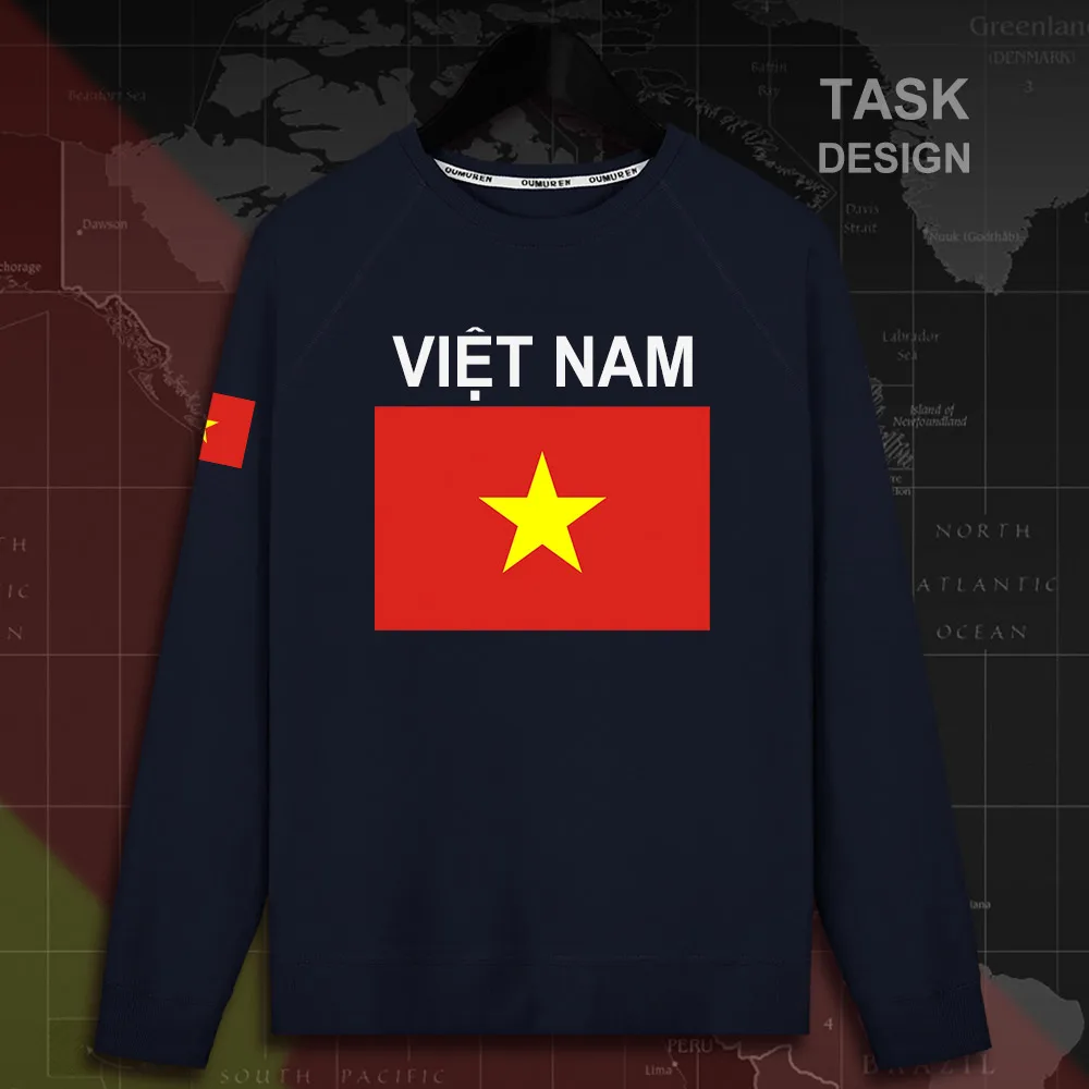 VietNam, Vietnameză Viet Nam VNM VN barbati pulovere hanorace barbati tricou streetwear haine hip hop trening națiune pavilion 02 4