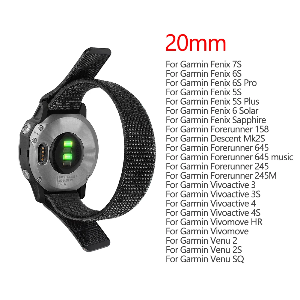 20/22/26mm Nailon Bucla Curea pentru Garmin Fenix 7/7/7X/6X/6S/6 Pro/5X/5S Sport Trupa Ceas Smartwatch Respirabil Bratara Watchband 3