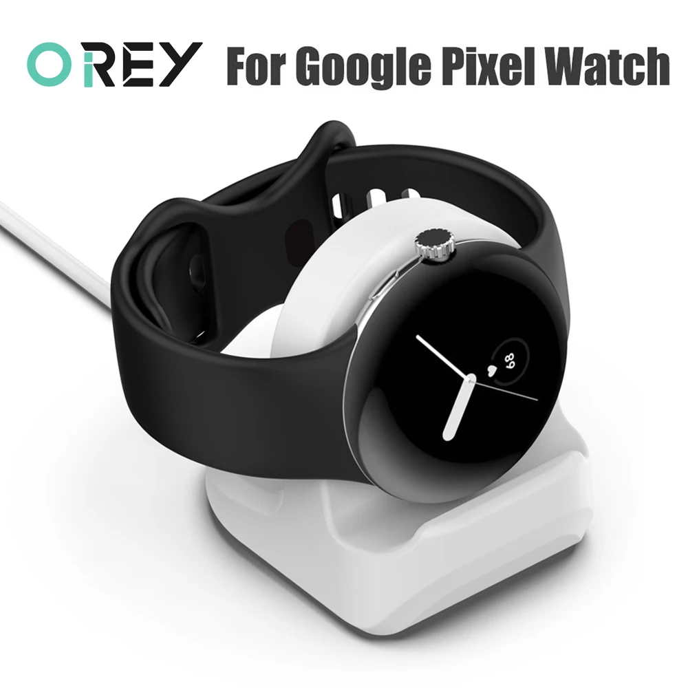 Silicon Taxa Pentru Google Pixel Ceas Titularului Mână Liberă Cablu Gaura Suport De Încărcare Încărcător Suport Pentru Pixel Ceas Dock Stand