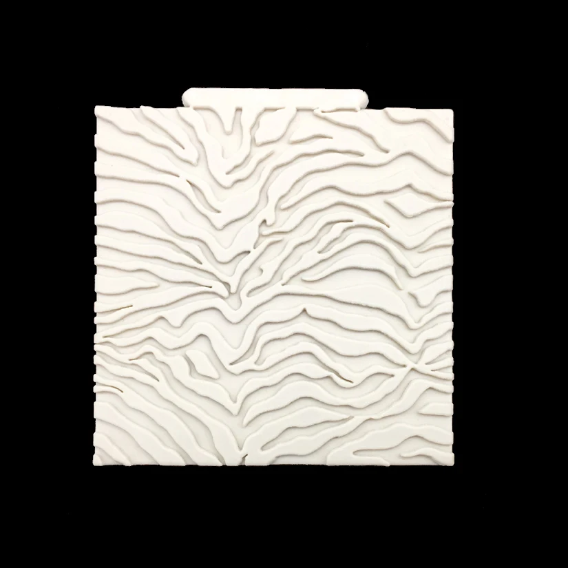 Zebra stripe Forma 100% Silicon Platinum Sugarcraft Mucegai, Fondant Tort de Decorare Instrumente Bakeware 0
